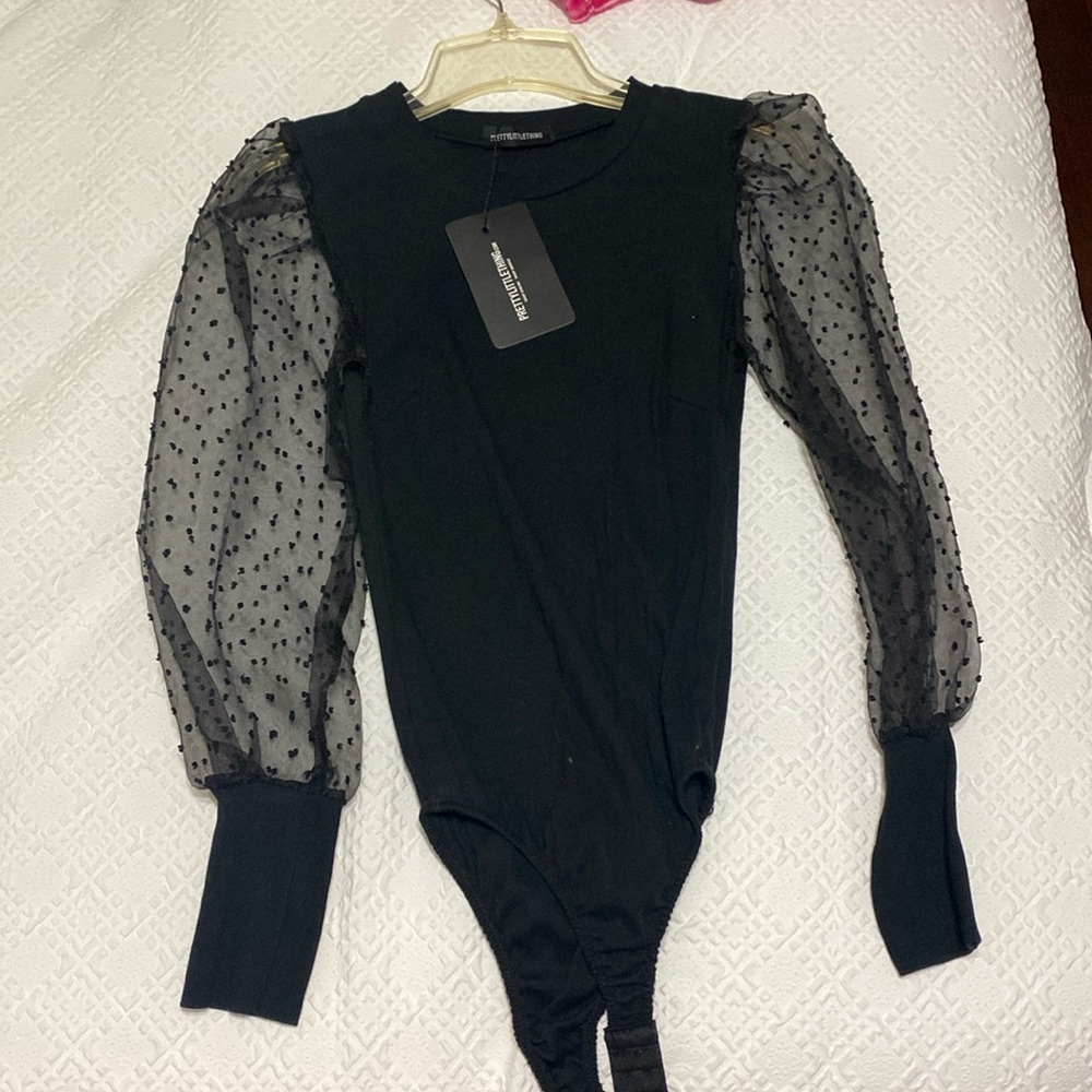 PrettyLittleThing Dobby Mesh Bodysuit